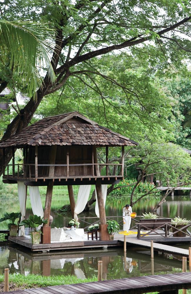 Are they laying petals in our honour? Four Seasons Chiang Mai, Thailand. Picture: Four Seasons. 