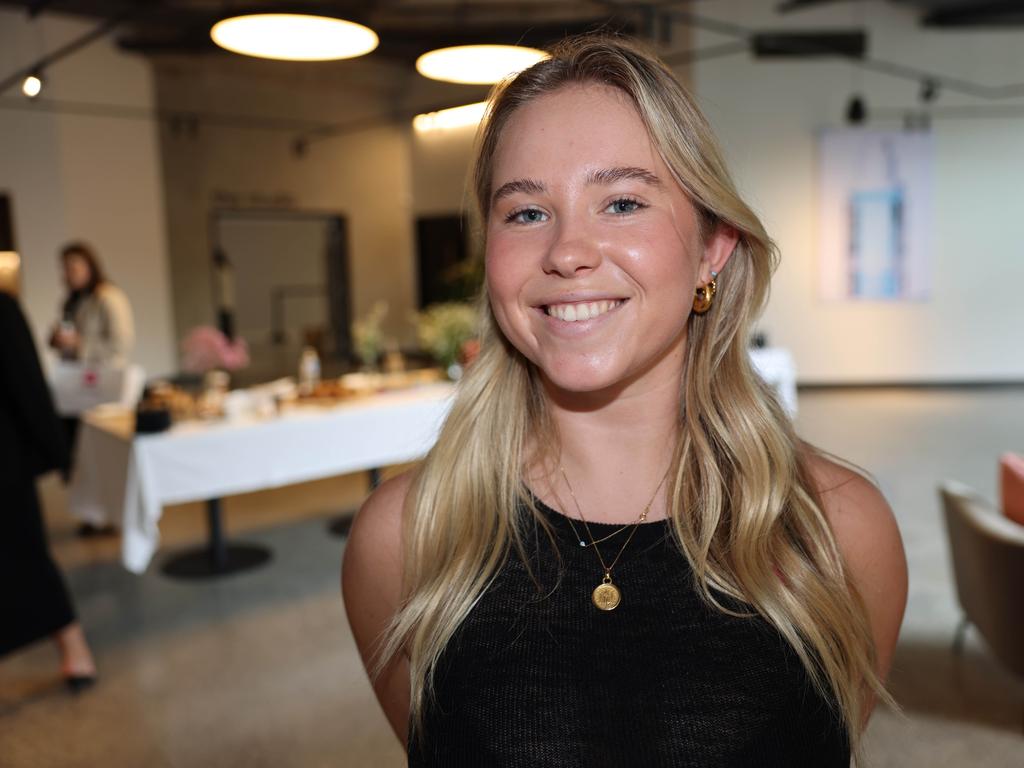 Sophia Kelly at the Beyond the Boardroom event by Busy Girls Social Club at Hismile HQ for Gold Coast at Large. Picture: Portia Large.