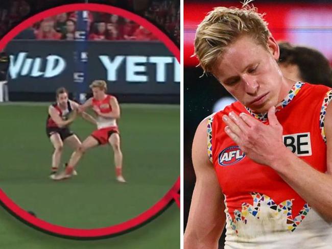 Isaac Heeney has learned his fate. Photo: Fox Sports