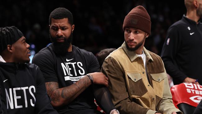 Simmons (right) played just 42 games this season. Photo: Dustin Satloff/Getty Images