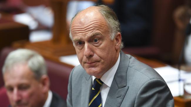 ‘He believed in smaller government … Vested interests disliked him because he was seeking to save taxpayers money,’ — former employment minister Eric Abetz. Picture: AAP