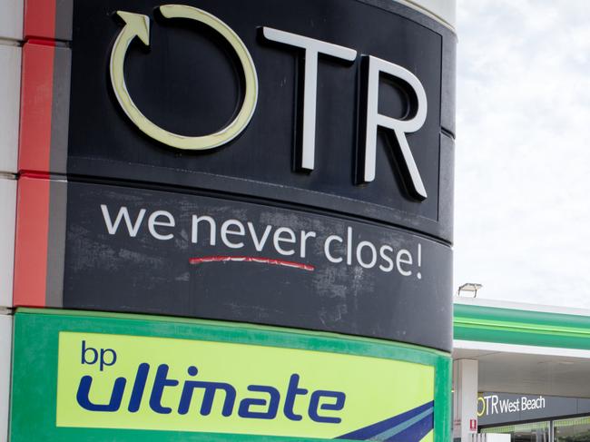 ADELAIDE, SOUTH AUSTRALIA - Advertiser Photos NOVEMBER 21, 2024: Scene picture of an OTR service station on Military Road, at West beach, SA. Picture Emma Brasier