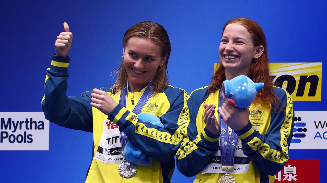 Swimming world championships results Mollie O’Callaghan, Shayna jack