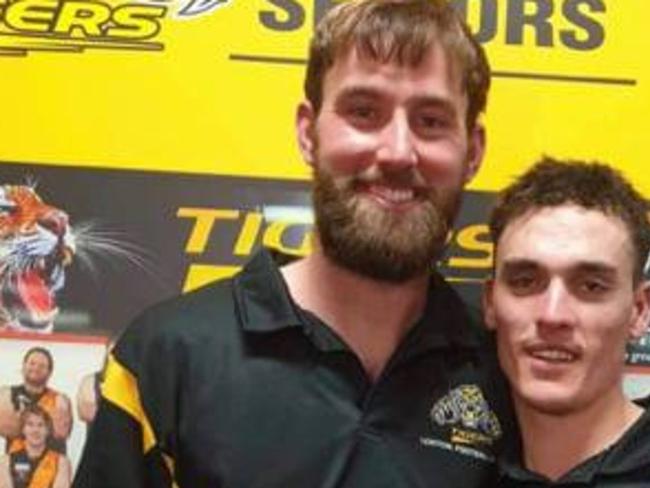 Lachlan Evans (left) remains a star for Loxton. Picture: Loxton Football Club