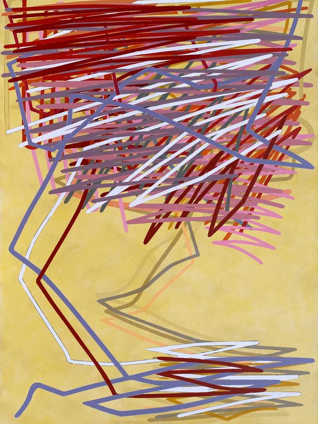 Joel Dickens, 'When Attempting To Select From The Infinite,' 2020, acrylic and oil on canvas, 152.4 x 111.8cm; $4600. Image courtesy of the artist and Piermarq*.