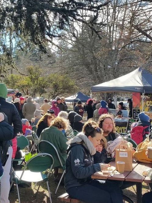 The Blackheath Growers market is a popular spot to get local produce.