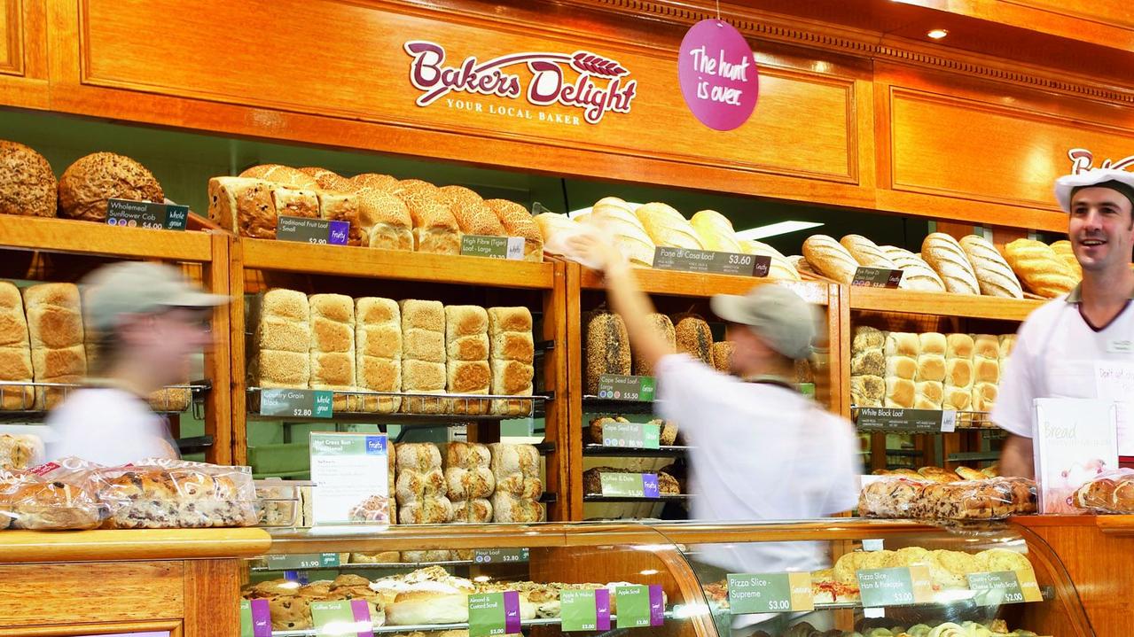 Staff working at an unrelated Bakers Delight store.