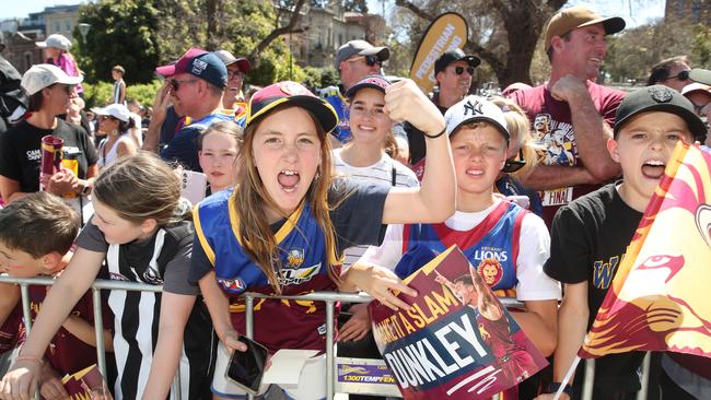 Lions supporters out in droves. Picture: NCA NewsWire / David Crosling