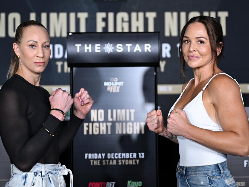 There will be an IBF world title on the line when Kaye Scott (L) and Desley Robinson (R) meet in a massive rematch. Picture: Grant Trouville