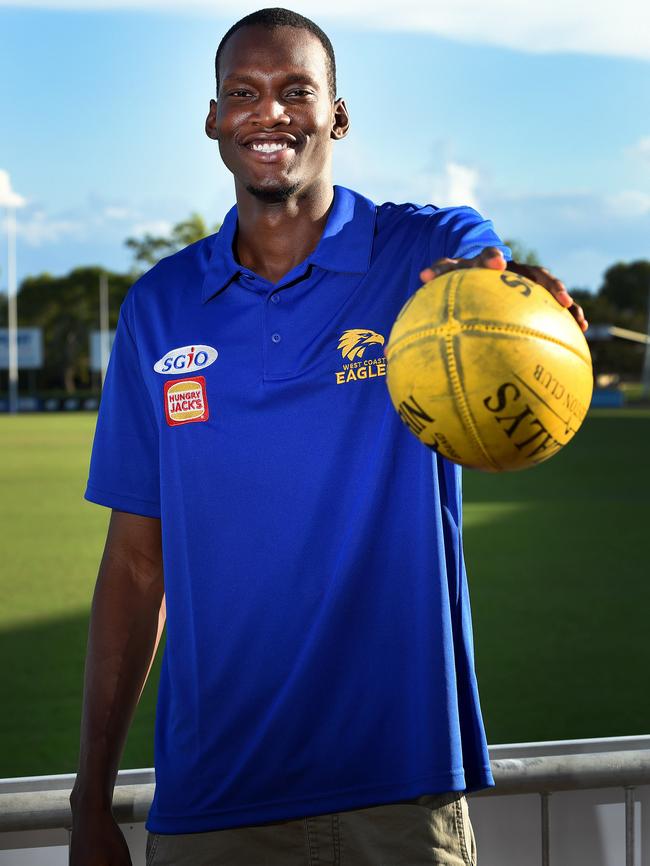 West Coast youngster Tony Olango. Picture: Keri Megelus