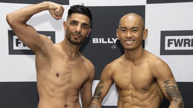 Billy Dib will fight kickboxing champion Joey Baylon in Hurstville on Saturday night. Picture: Nigel Owen