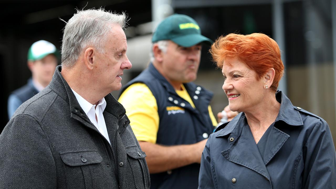 Mr Latham claimed One Nation members tried to misused funds allocated to the state branch by the NSW Electoral Commission to purchase party merchandise. Picture: NCA NewsWire / Peter Lorimer.