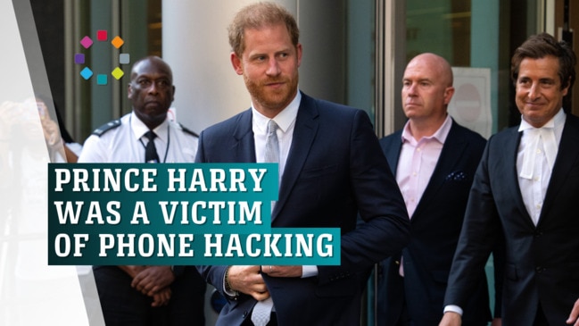 Prince Harry ruled a victim of phone hacking