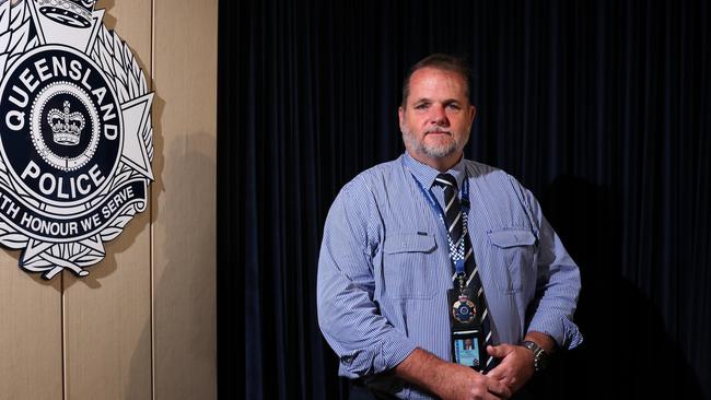 Queensland Police Service Acting Superintendent Kevin Goan at the Cairns Police Station. Picture: Brendan Radke