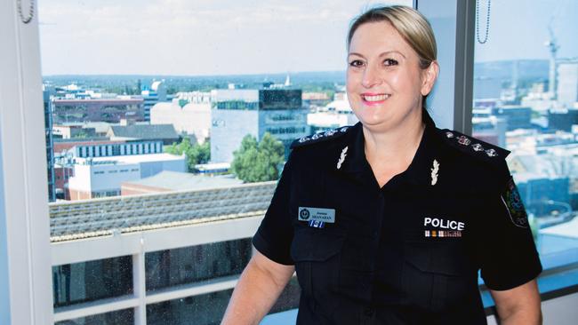 Detective Chief Superintendent Joanne Shanahan was awarded the Australian Police Medal on Australia Day last year. Picture: SA Police