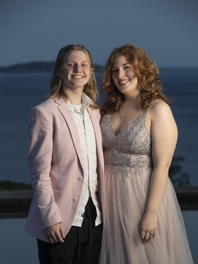 Rosny College Leavers Dinner at Glen Albyn Estate, Christian Mousley and Holly Pennington. Picture: Chris Kidd