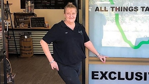 Owner of All Things Tasmanian Sam Baxter in her shop at Riverhills.