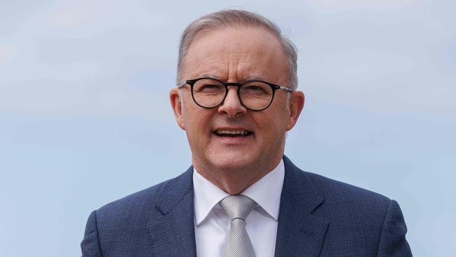 Anthony Albanese in Sydney on Wednesday. Picture: NCA NewsWire / David Swift