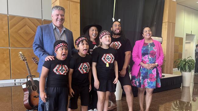 The Maori Community celebrate Waitangi Day at Parliament House, Darwin. 2024.