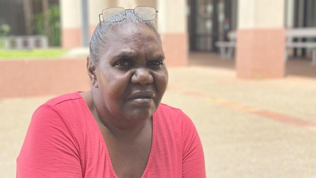 Doomadgee woman Weenie George, whose 17-year-old daughter Shakaya died as a consequence of rheumatic heart disease. Picture: Bronwyn Farr.