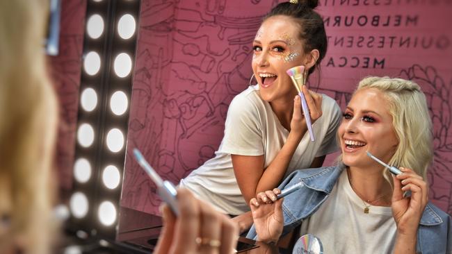 Beauty fanatics can indulge in interactive workshops, touch ups as well as food and music at the new Meccaland festival in April. Picture: Tony Gough