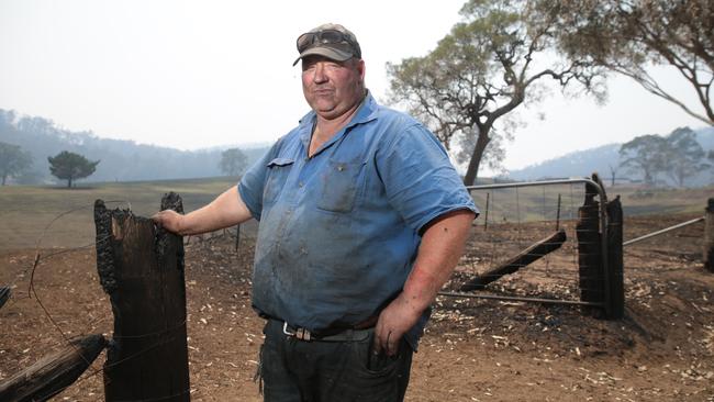 Timmy Salway’s father Robert died of a heart attack while setting up fire breaks to thwart the blaze and his younger brother Patrick was unable to escape the flames. Picture: Adam Yip