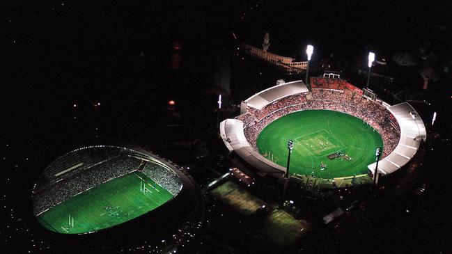 The Allianz (on the left) with the SCG