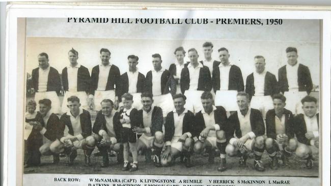 Pyramid Hill Football Club 1950 premiership team.