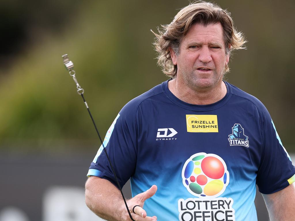 It’s been a horror start for Des Hasler at the Titans. Picture: Chris Hyde/Getty Images