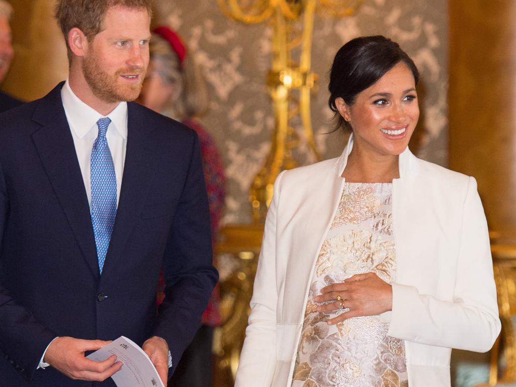 The Duke and Duchess of Cambridge dropped in on the Sussexes (pictured) at their new home of Frogmore Cottage at Windsor. Picture: Dominic Lipinski — WPA Pool/Getty Images 