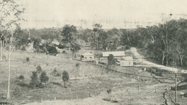 Apple Tree Creek, 1927. A picturesque valley township between Bundaberg and Childers near the Colonial Sugar Refining Company. Source: The Burnett and Isis Pictorial via Centre for the Government of Queensland