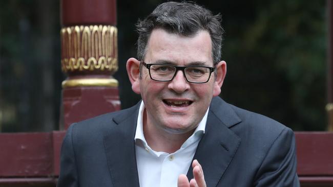 Daniel Andrews was back to disingenuous political point scoring on Tuesday. Picture: David Crosling