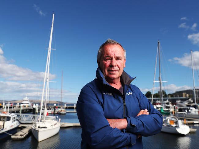 Tasmanian skipper Greg Prescott of yacht 2Unlimited is on the verge of pulling out of the Sydney to Hobart Yacht Race over COVID concerns. Picture: NIKKI DAVIS-JONES