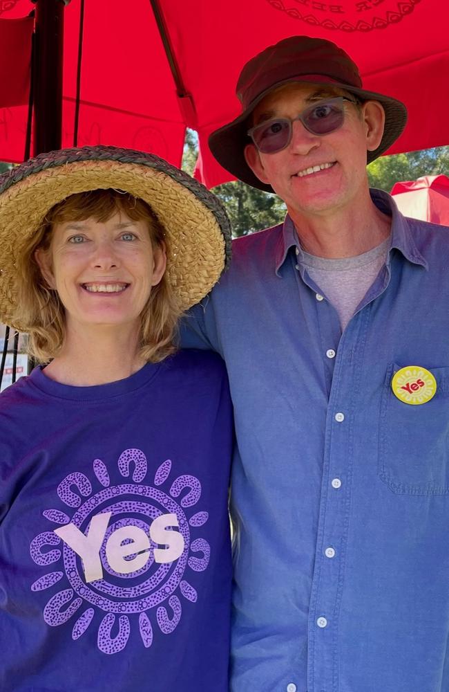 Mandy Lupton and Steve Swayne at the Noosa Alive festival on Sunday July 30, 2023.