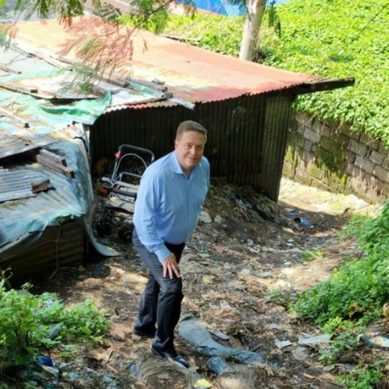 Philip is the owner of Aussie clean tech start-up Cyclion and plans to turn all the household waste in Bali, which often ends in waterways, into energy. Picture: Philip Major