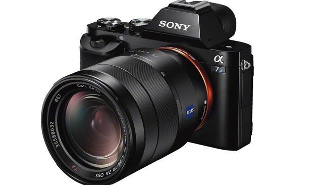 Sony Alpha 7S full-frame digital camera.