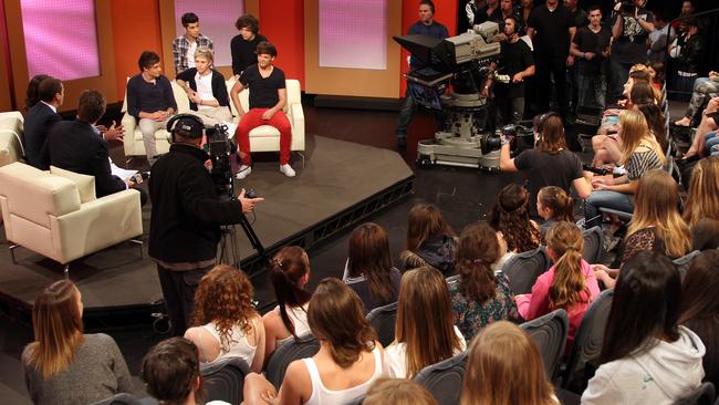 Popular choice ... One Direction drew big numbers for the Today Show on their first visit to Sydney. Source: Supplied.