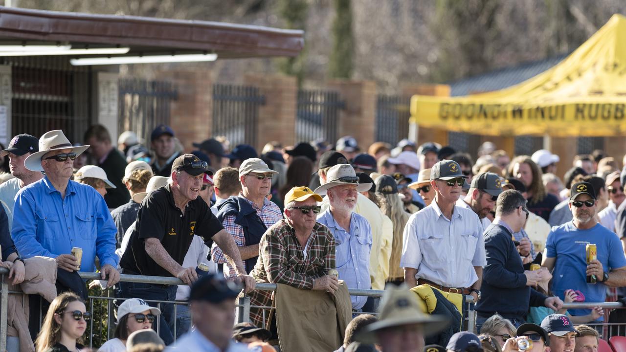 The crowd on Downs Rugby 2023 grand final day at Toowoomba Sports Ground. Picture: Kevin Farmer