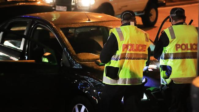 Between 1am and 6am 142 people were forced to turn around at border checkpoints, including 18 Queenslanders who will now have to return to the state via air. Picture: SCOTT POWICK