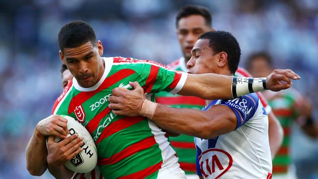 It was a grim struggle at ANZ Stadium. Photo by Cameron Spencer/Getty Images.