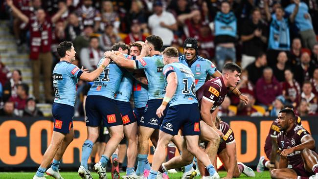 The NSW Blues have won back-to-back games at Suncorp Stadium for the first time since 1997-98. Picture: Dan Peled / NewsWire