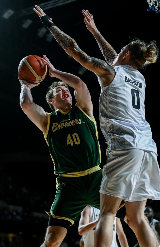 WA youngster Elijah Pepper impressed for the Boomers. Picture: Getty Images