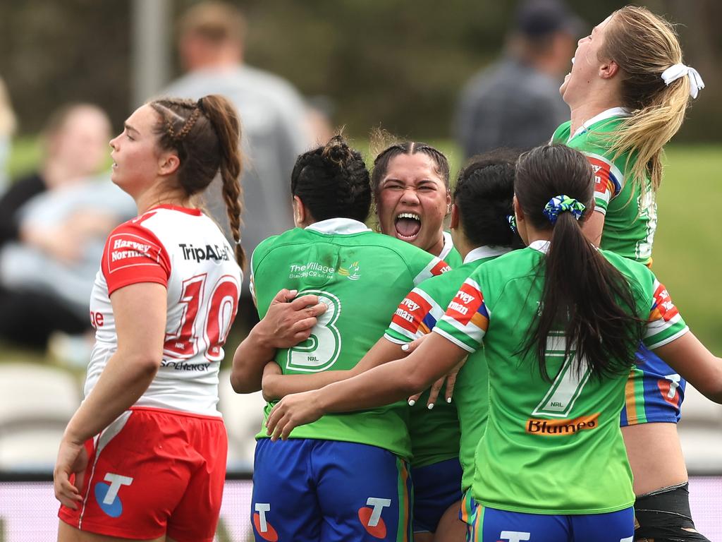 The Raiders snapped a five-game losing streak to avoid the wooden spoon in 2024. Picture: Getty Images