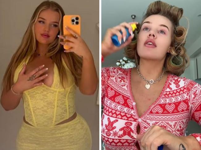 Beauty Diary: Sex worker’s video earns Aussie start up $100,000. Picture: Instagram/TikTok/blueeyedkaylajade