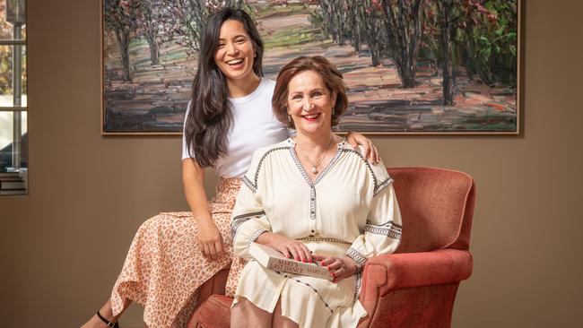 Mary Li with daughter Sophie. Picture: Brad Fleet