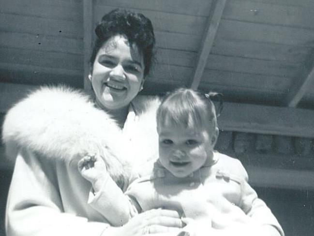 Kate Langbroek aged 18-months with her mother Anne Langbroek. Picture: Supplied