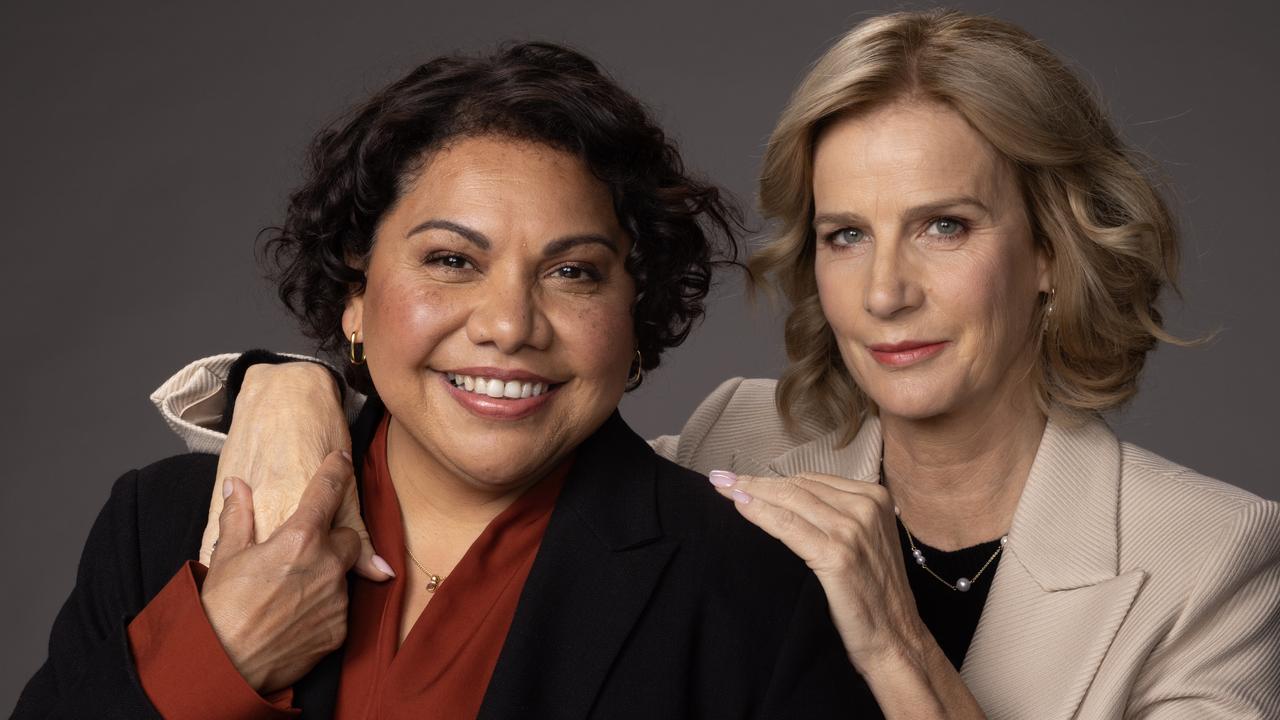 Deborah Mailman and her Total Control co-star – and political junkie – Rachel Griffiths.