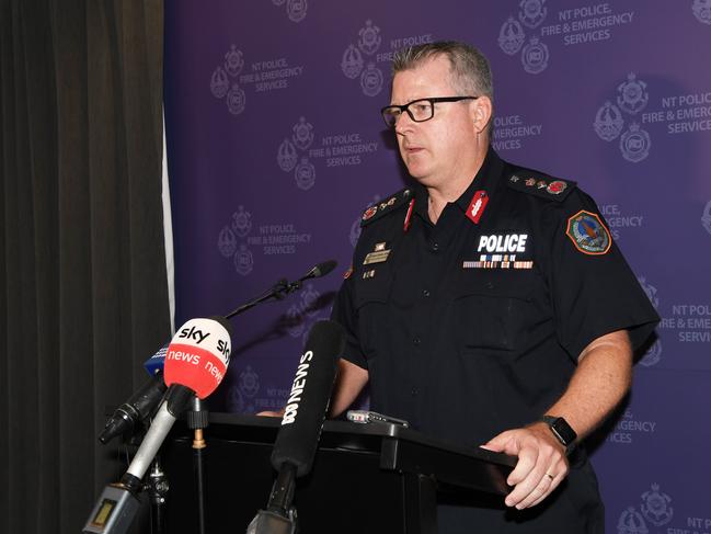 NT Police will undergo a restructure under Police Commissioner Jamie Chalker on February 24. Picture KATRINA BRIDGEFORD