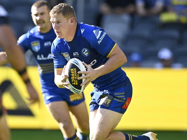 Parramatta youngster Charlie Guymer will make his NRL debut this week. Picture: NRL Imagery