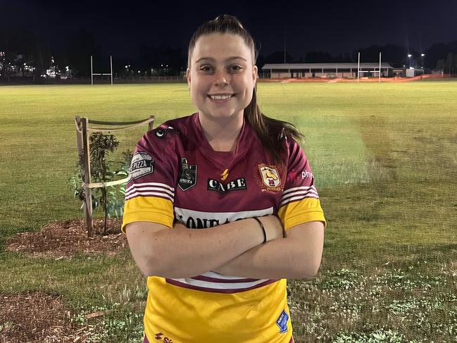 Kasey Quye of the Glenmore Park Brumbies open women. Picture: Contributed